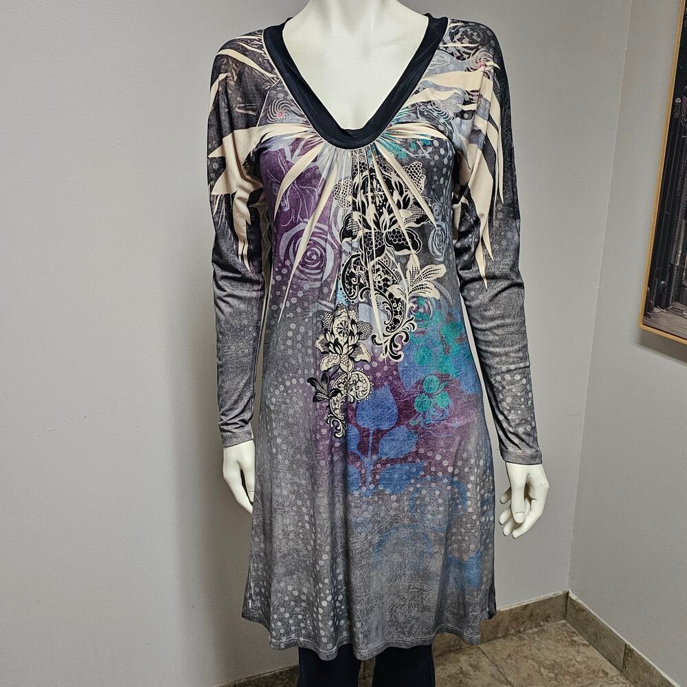 Mushka by Sienna Rose Multicolor Dress long sleeve Size Medium